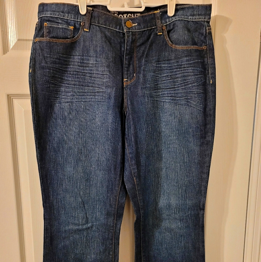 Low Rise Bootcut Jeans